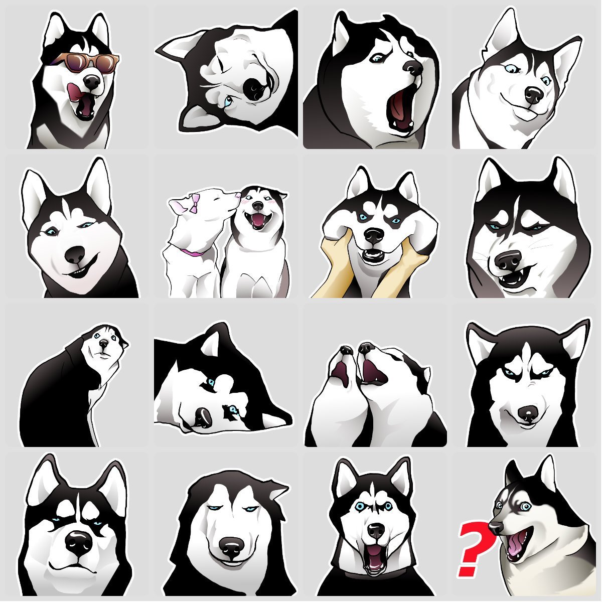 Смешные картинки хаски