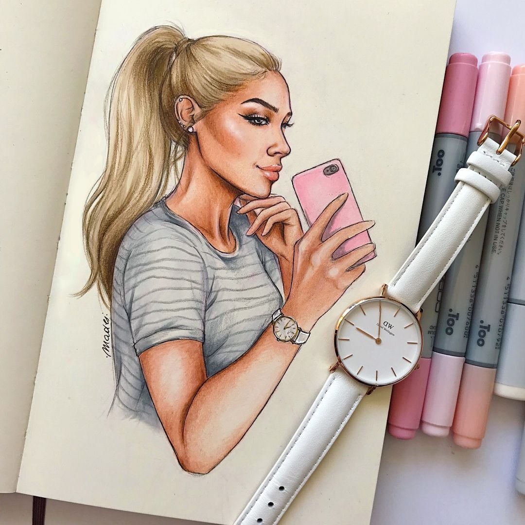 Рисунки в инстаграмме