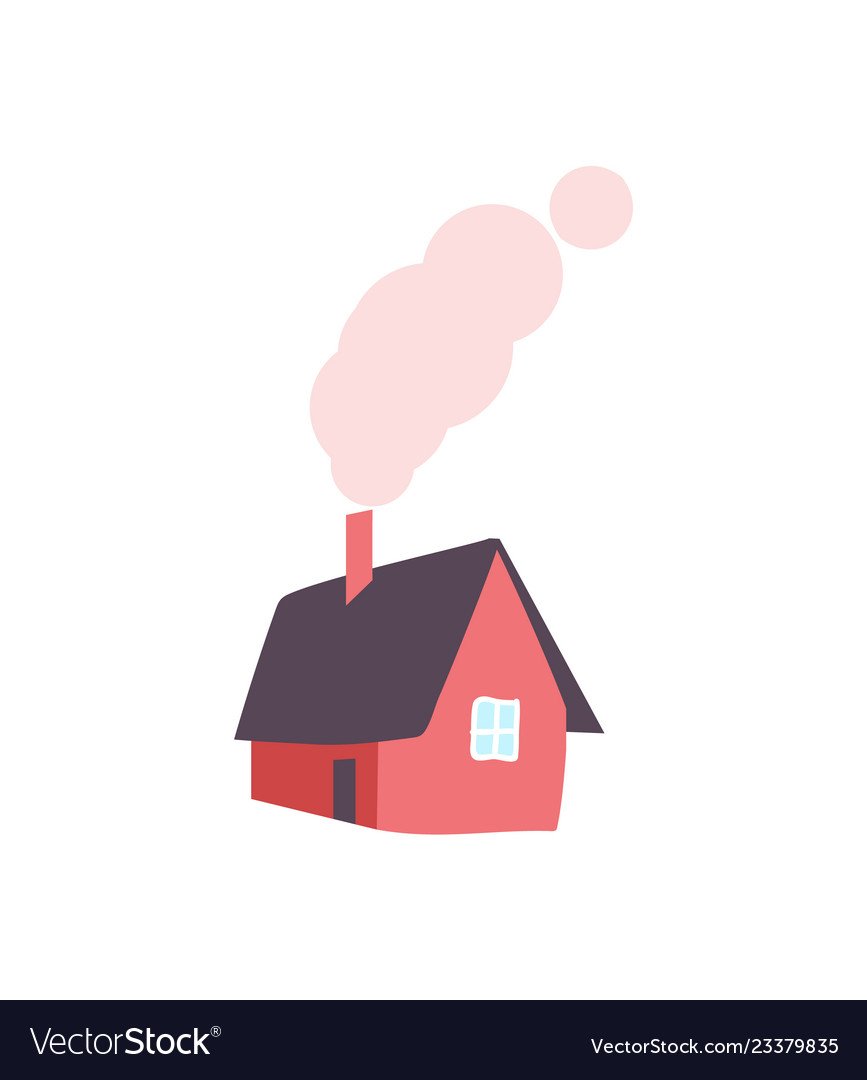 Заводские трубы вектор