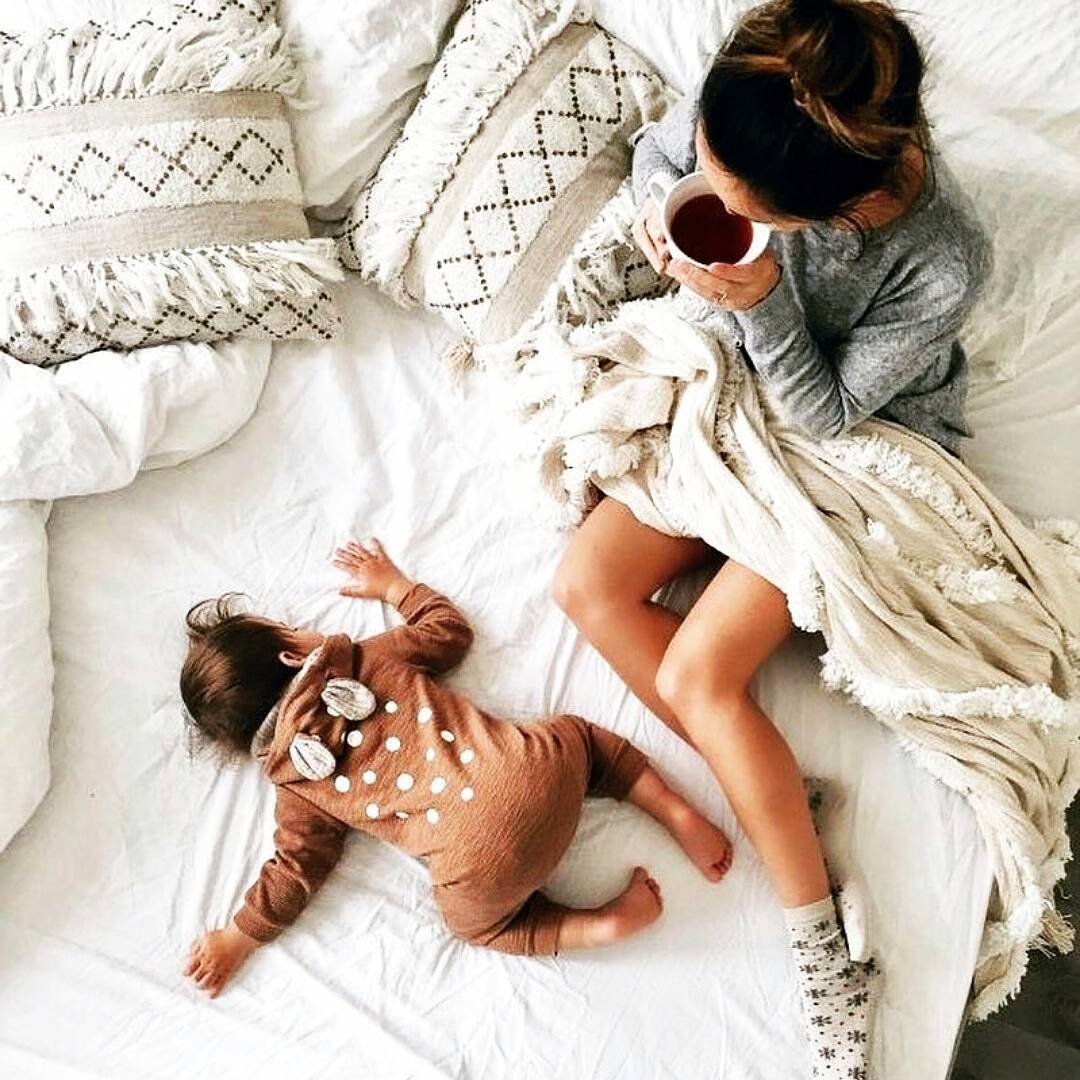 Фотосессия уютная с малышом