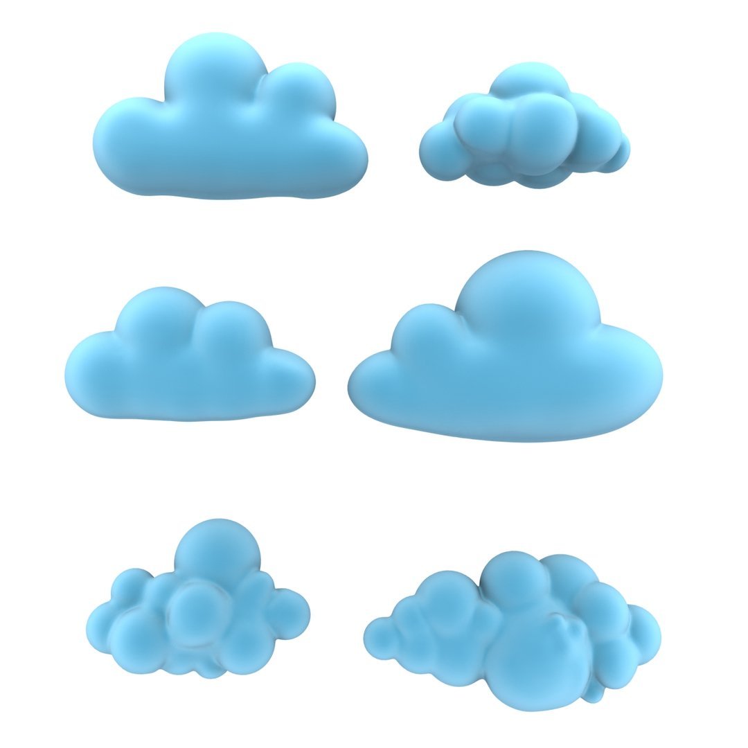 Облака мультяшные