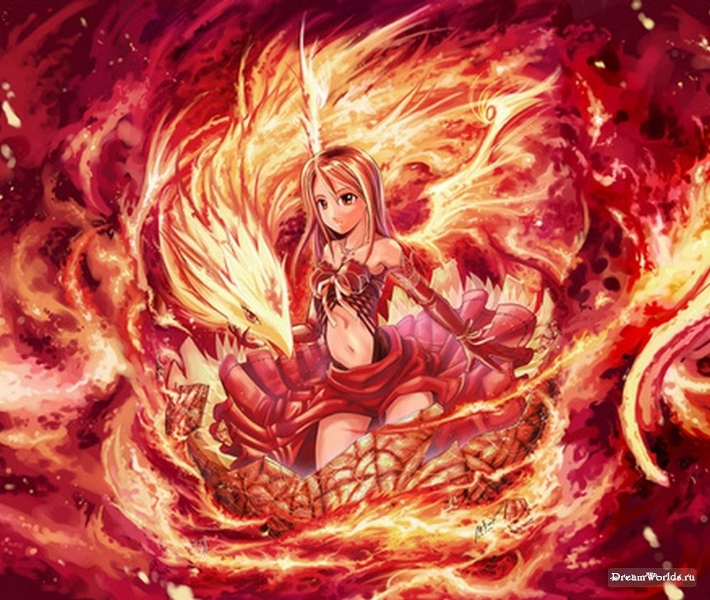 Аниме Королева огненных драконов