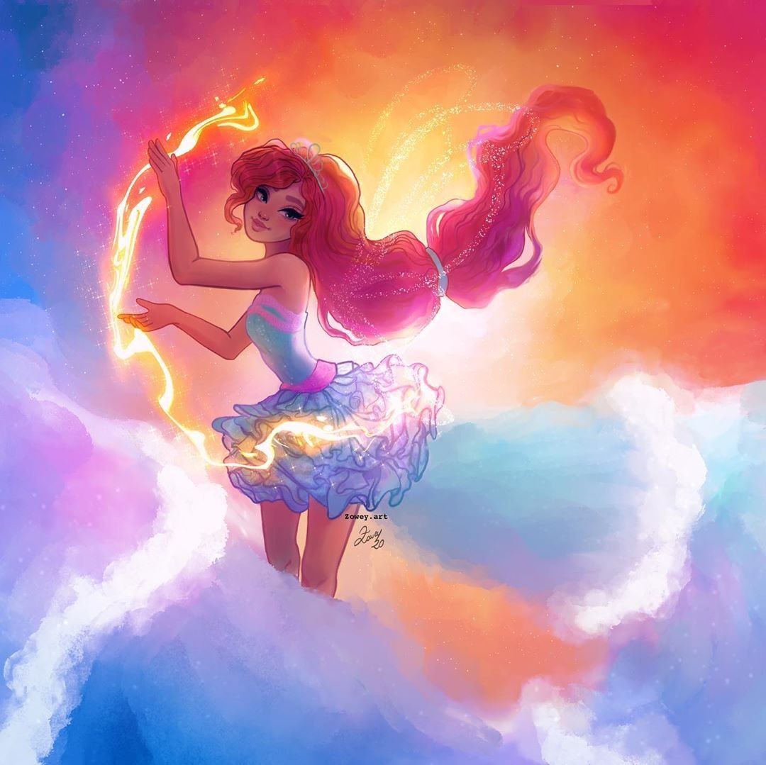 Винкс Гармоникс Блум арт