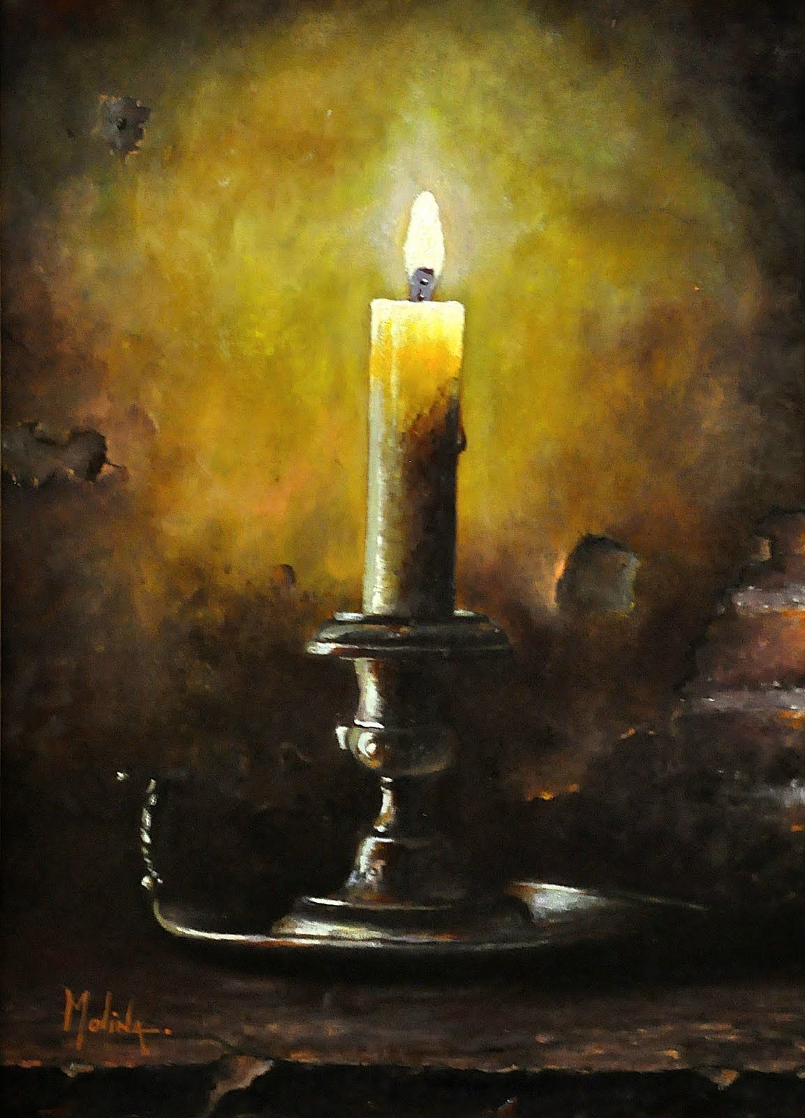 Свеча старинная