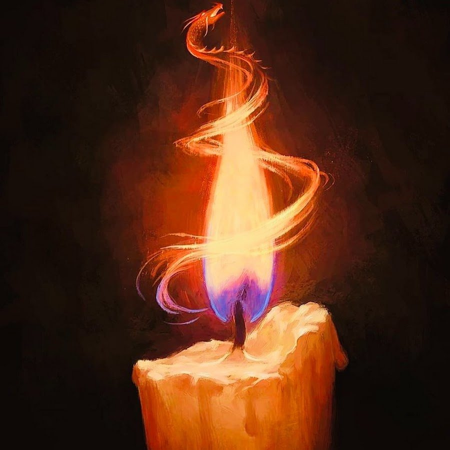 Горящие свечи