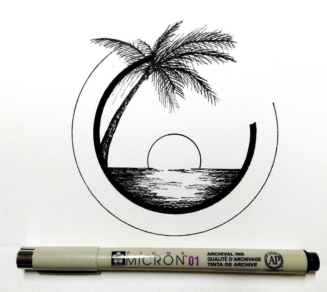 Рисунки лайнером