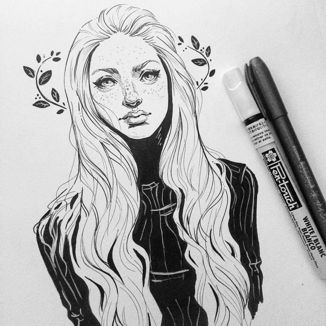 Картинки для срисовки чёрной ручкой