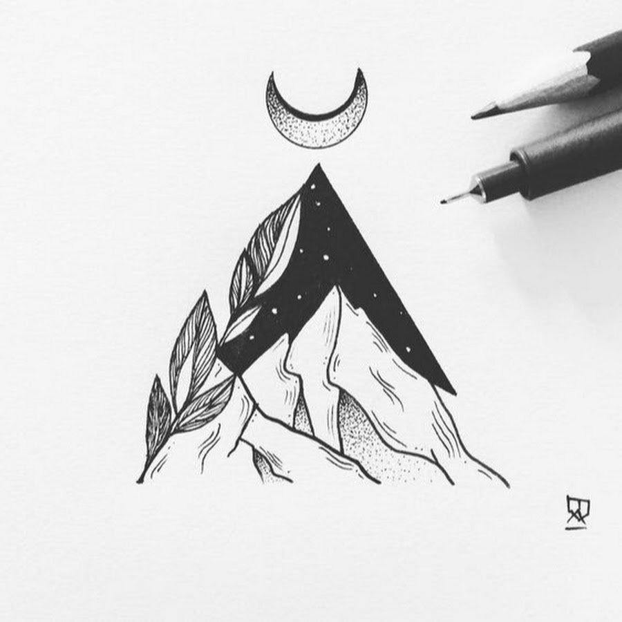 Эскизы тату для девушек Минимализм