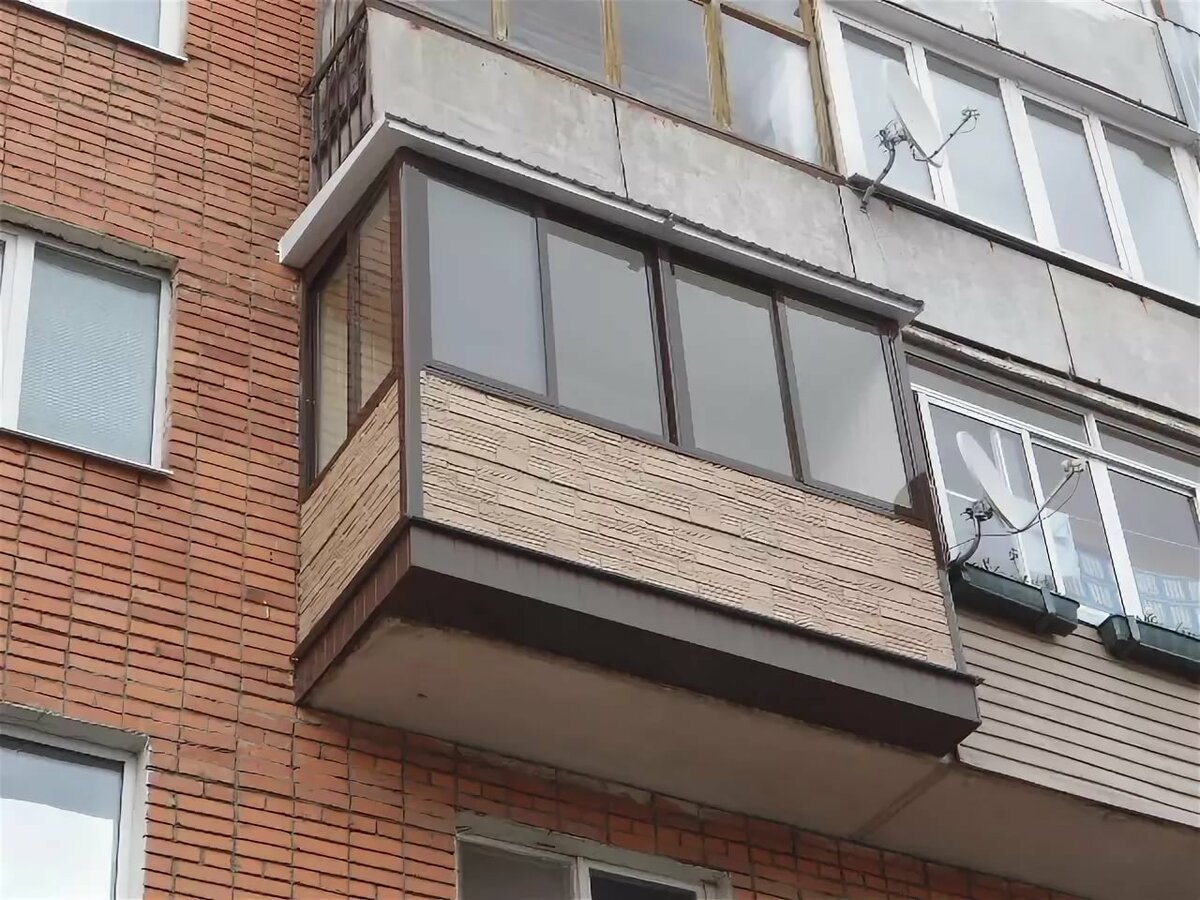 Балкон снаружи