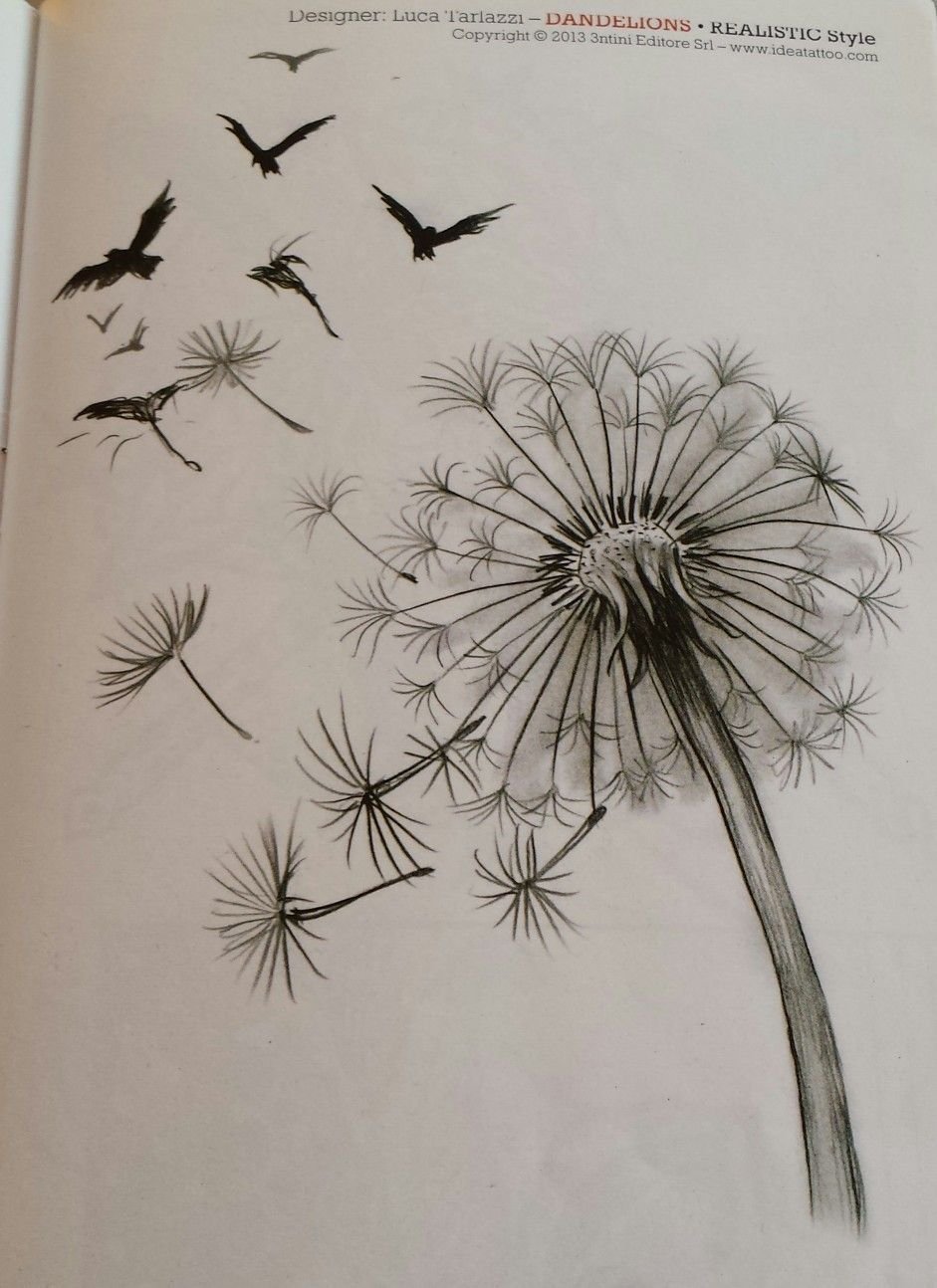 Одуванчик эскиз