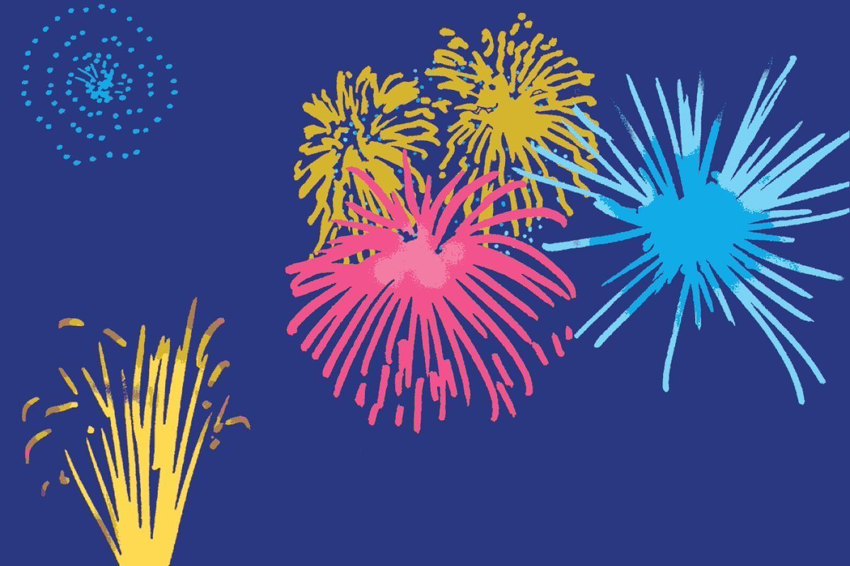 Салют анимация