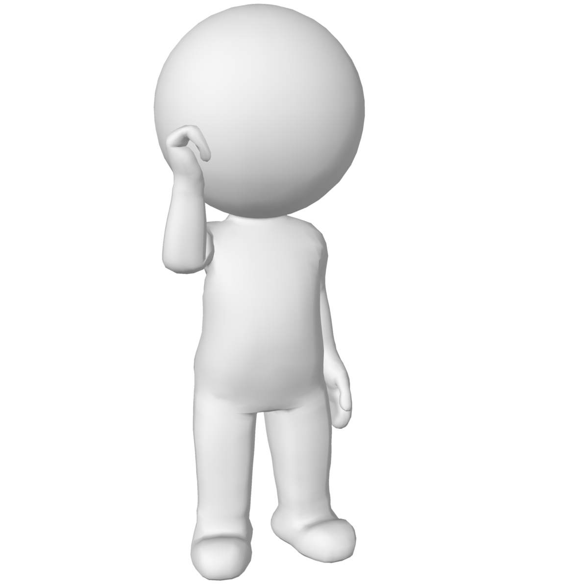 Человечек с табличкой