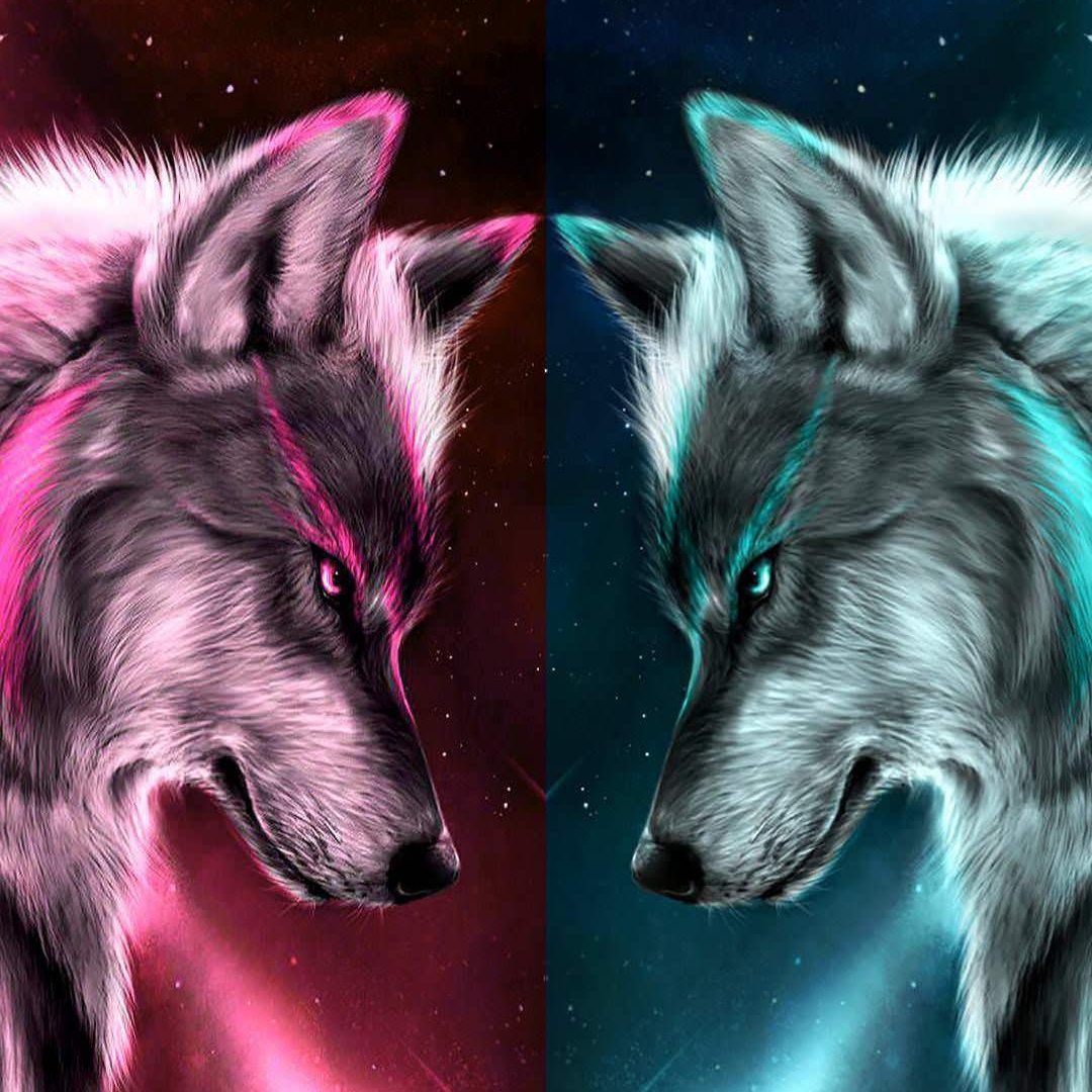 Неоновый волк