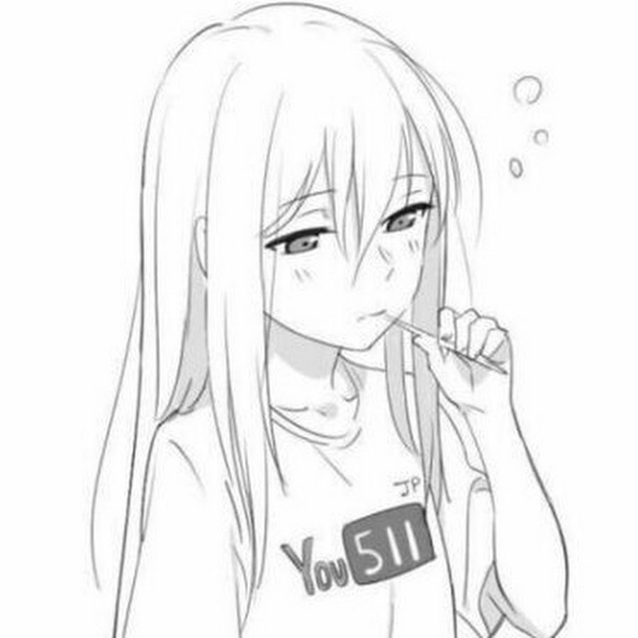 Тянки карандашом