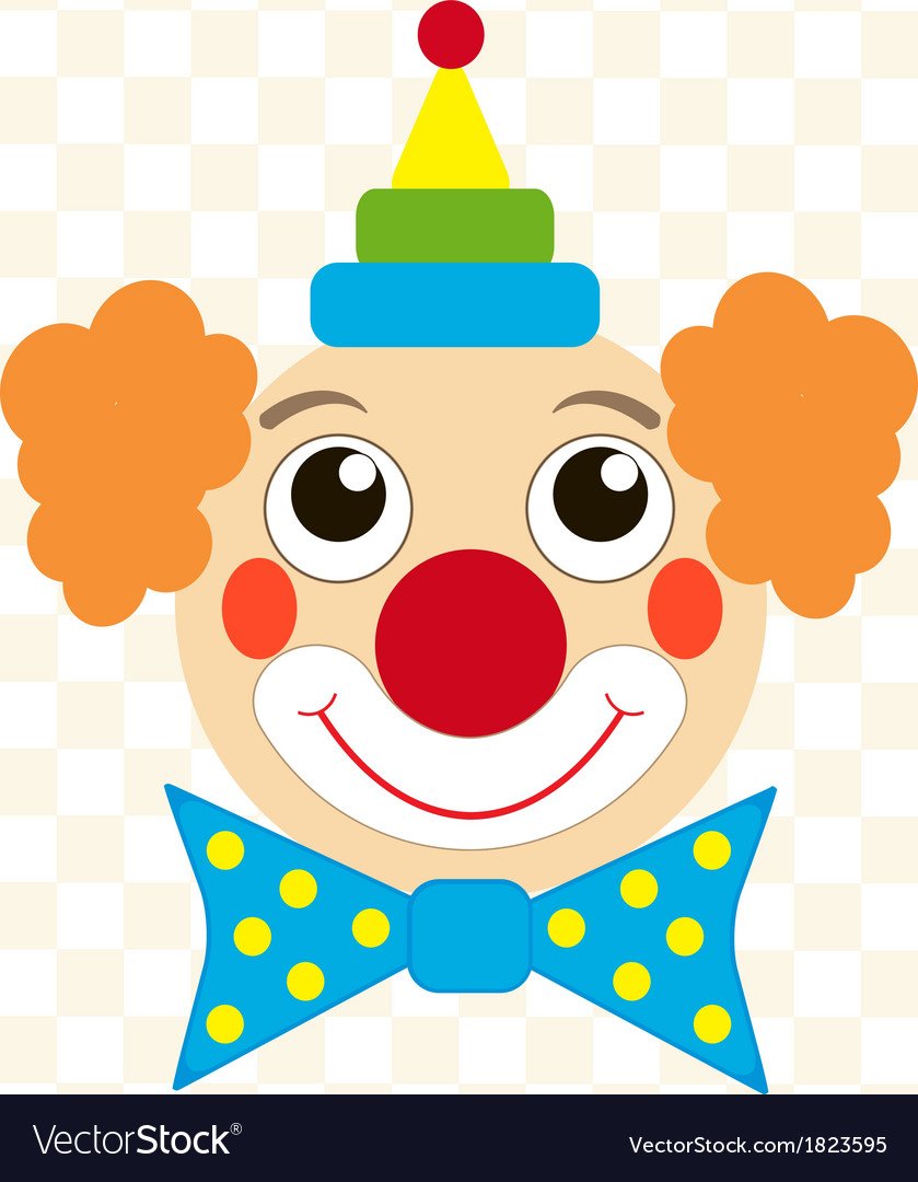 Грустный клоун на прозрачном фоне