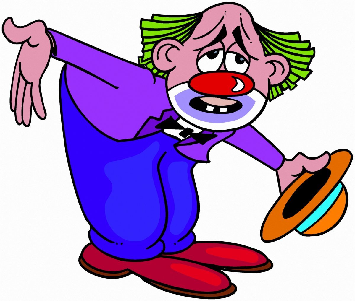 Клоун плачет