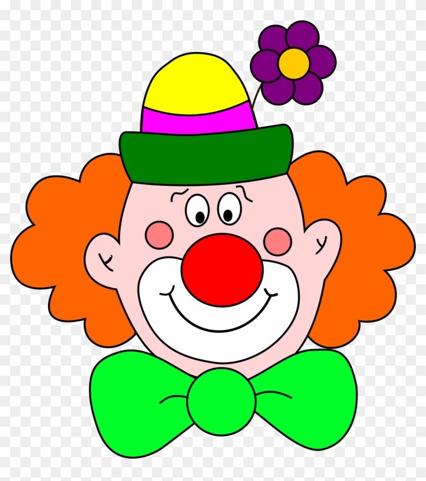 Грустный клоун в шляпе