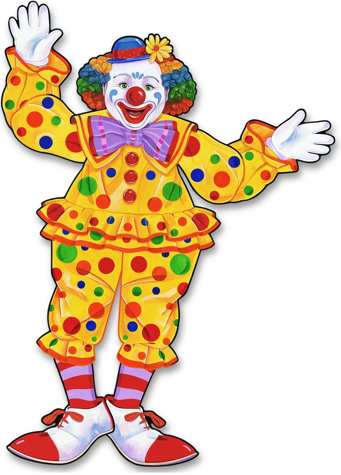 Маска клоуна веселая для детей