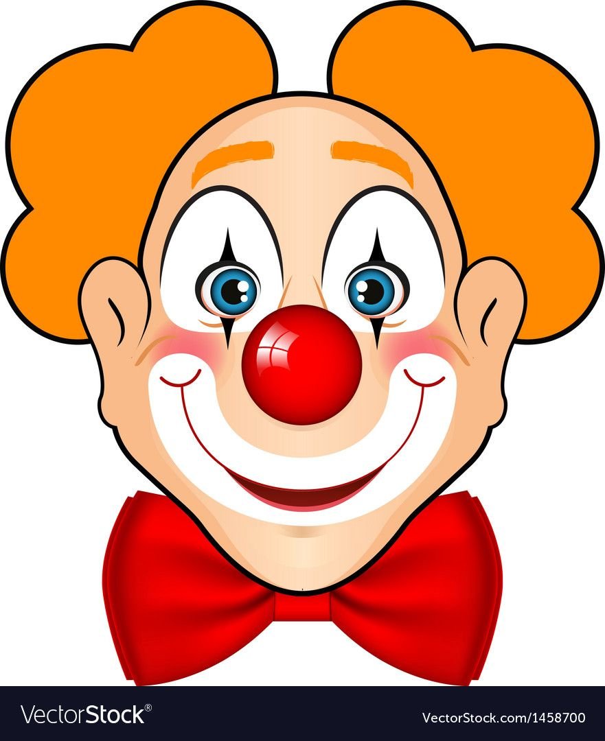 Изображение весёлого и грустного клоуна