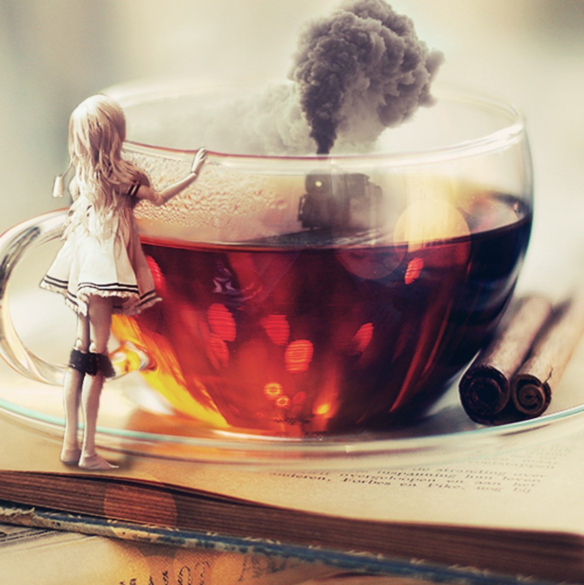 Утро чай арт