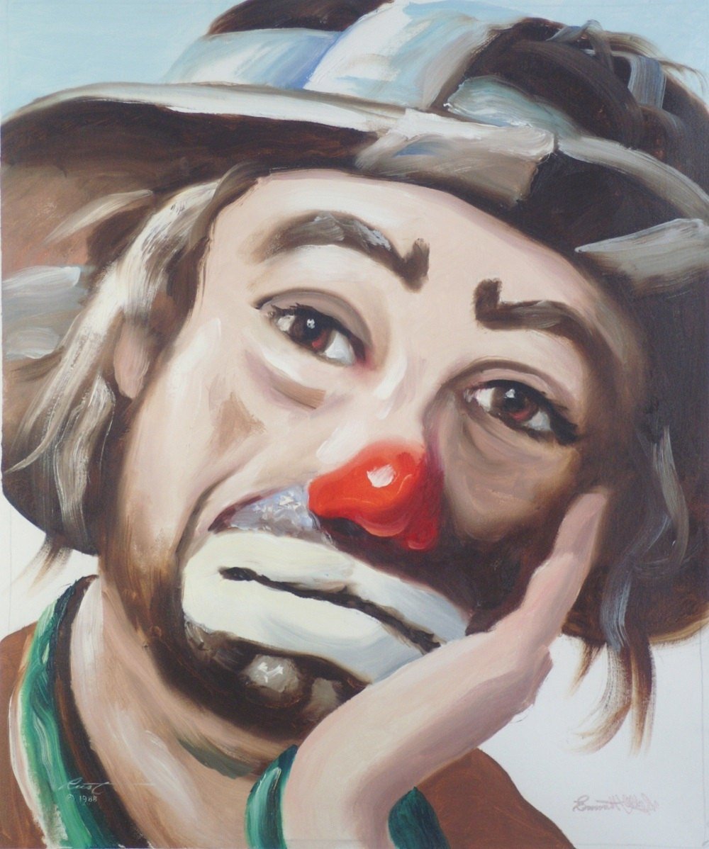 Венецианская живопись клоунов