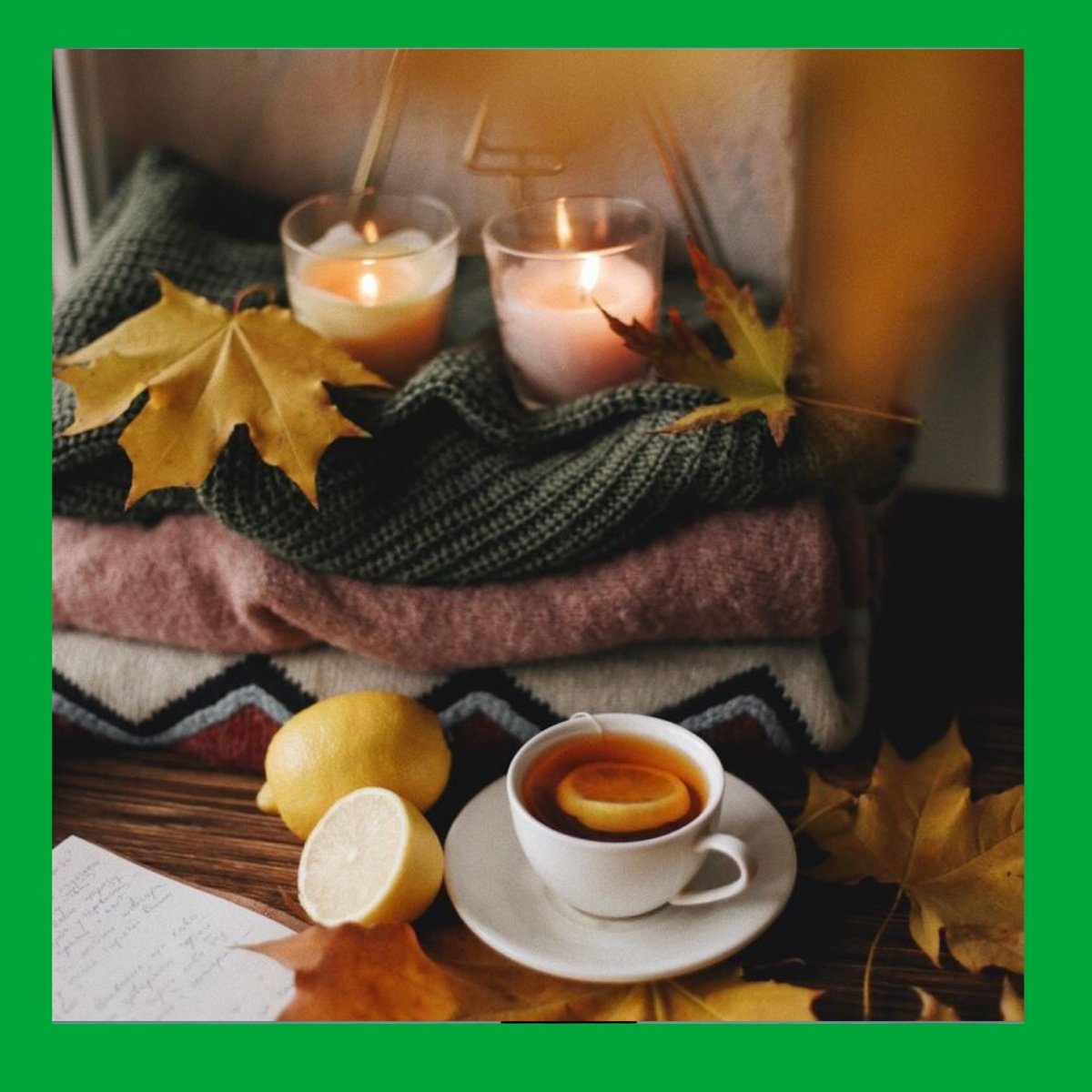 Осенний вечер уют