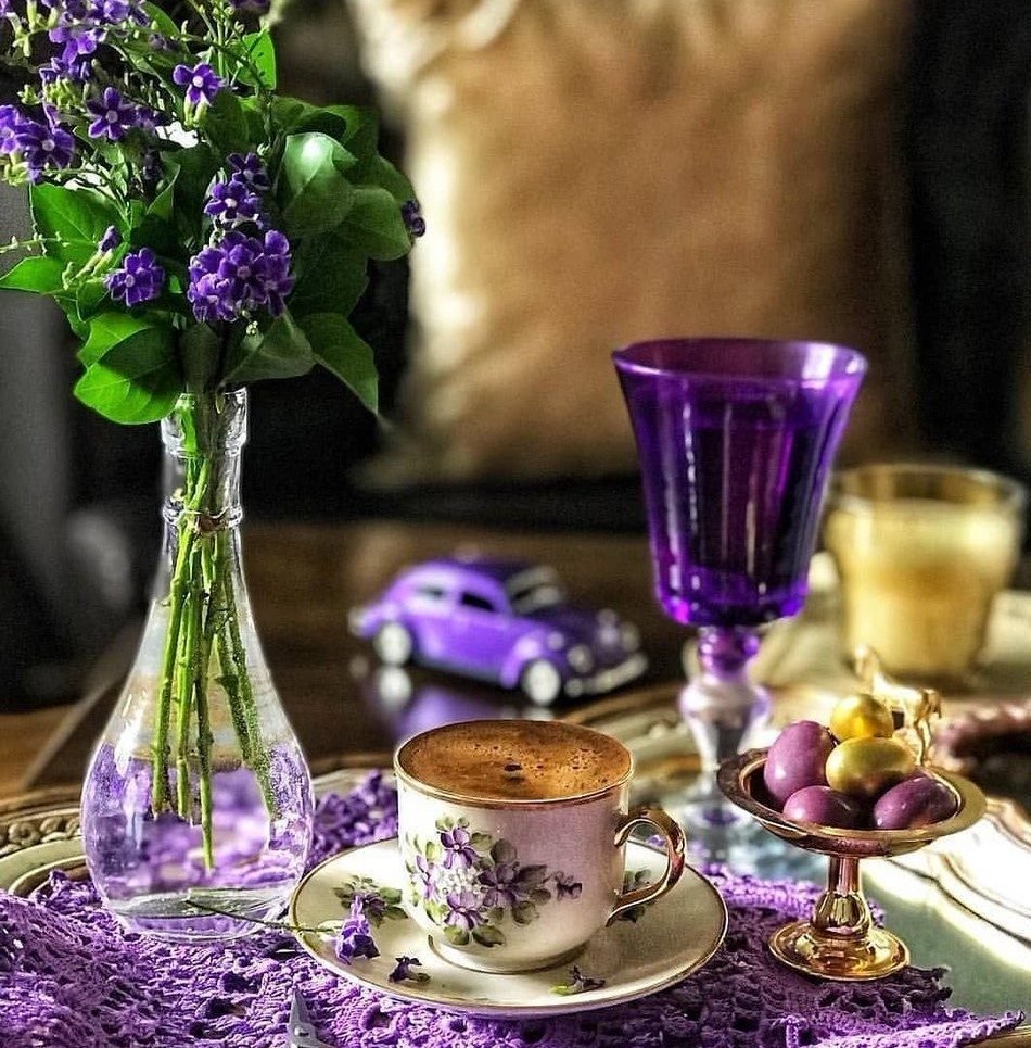 Доброе утро в сиреневом цвете