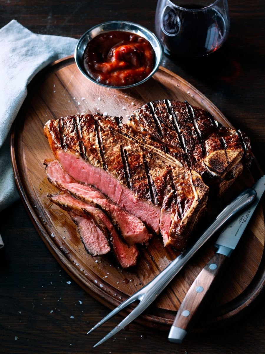 Стейк Рибай на гриле