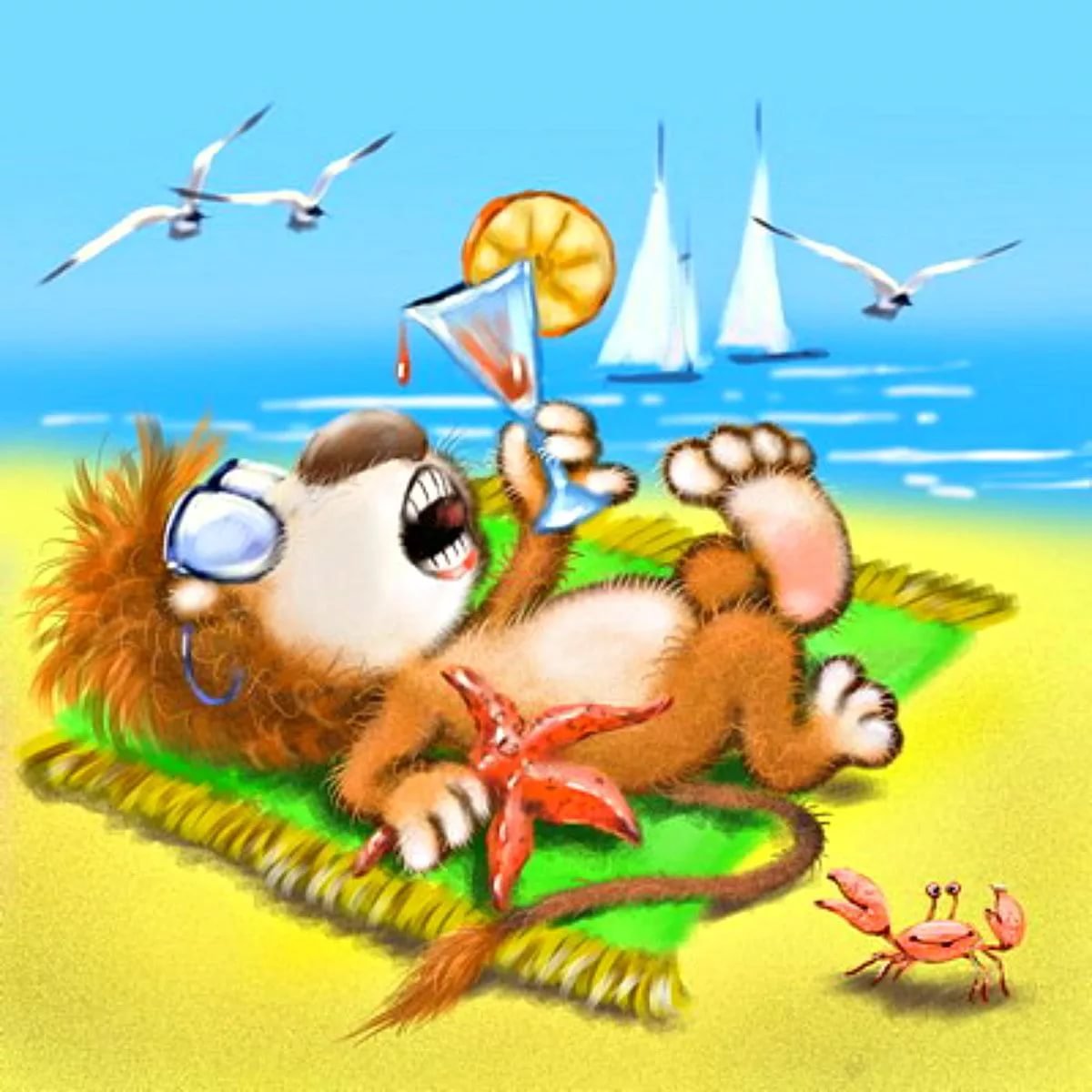 Открытка хорошего отпуска