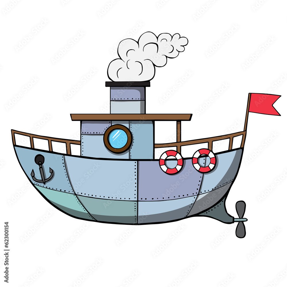 Корабль из мультика