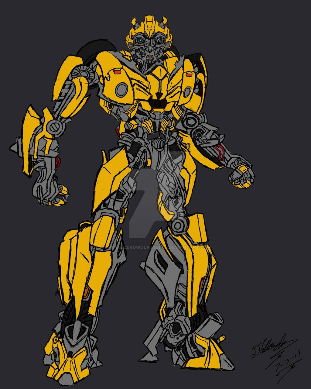 Колеса Бамблби рисунок