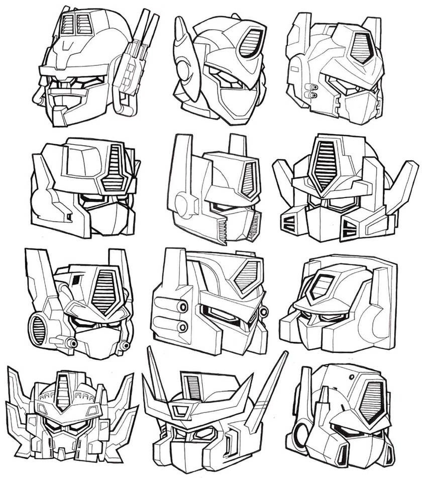 Трансформеры Прайм рисование