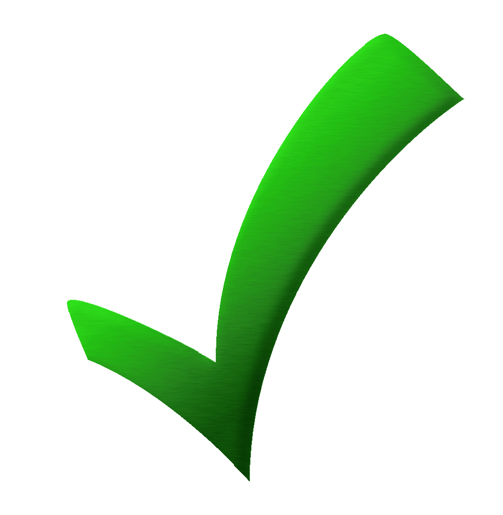 Картинка галочка на прозрачном фоне