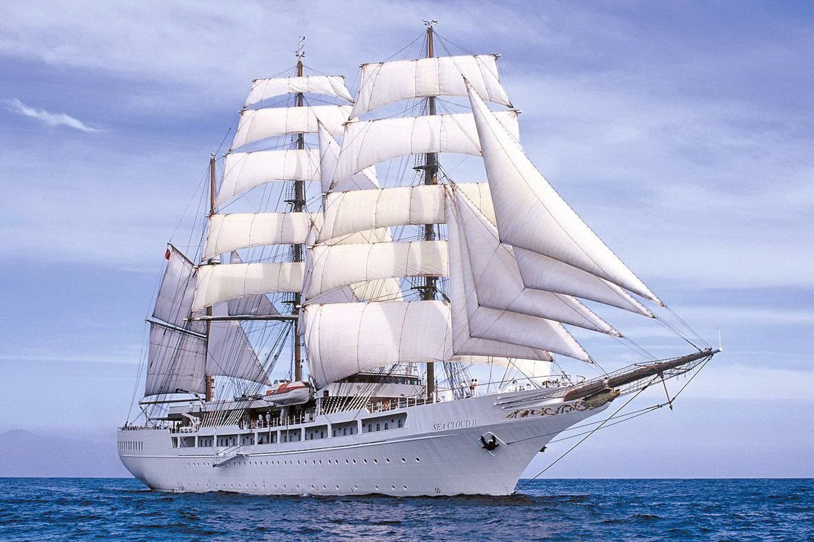 Анимашка корабль с алыми парусами