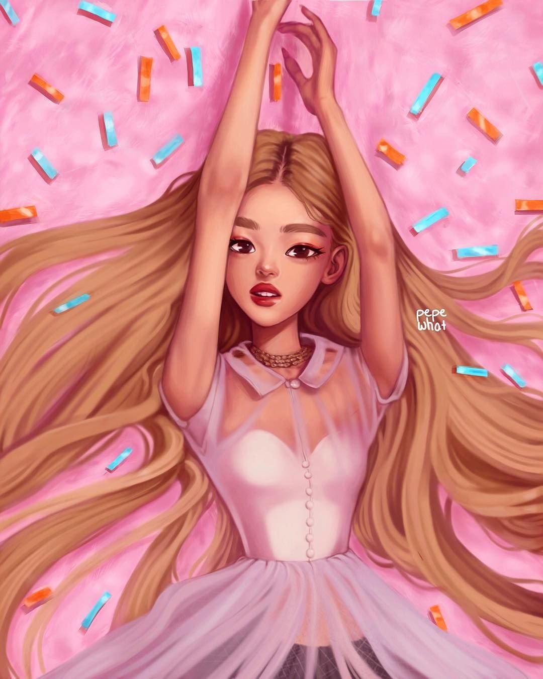 BLACKPINK Роуз Art