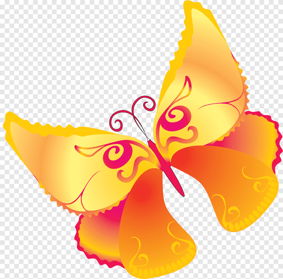 Бабочка из мультика