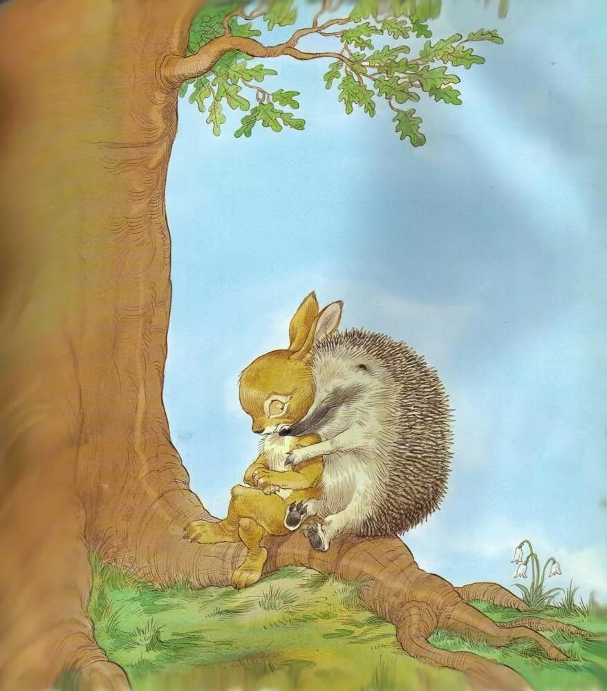 Заяц с Ёжиком