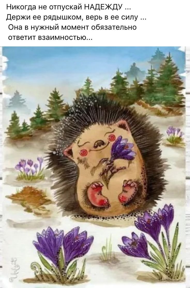 Заяц и ежик картинки