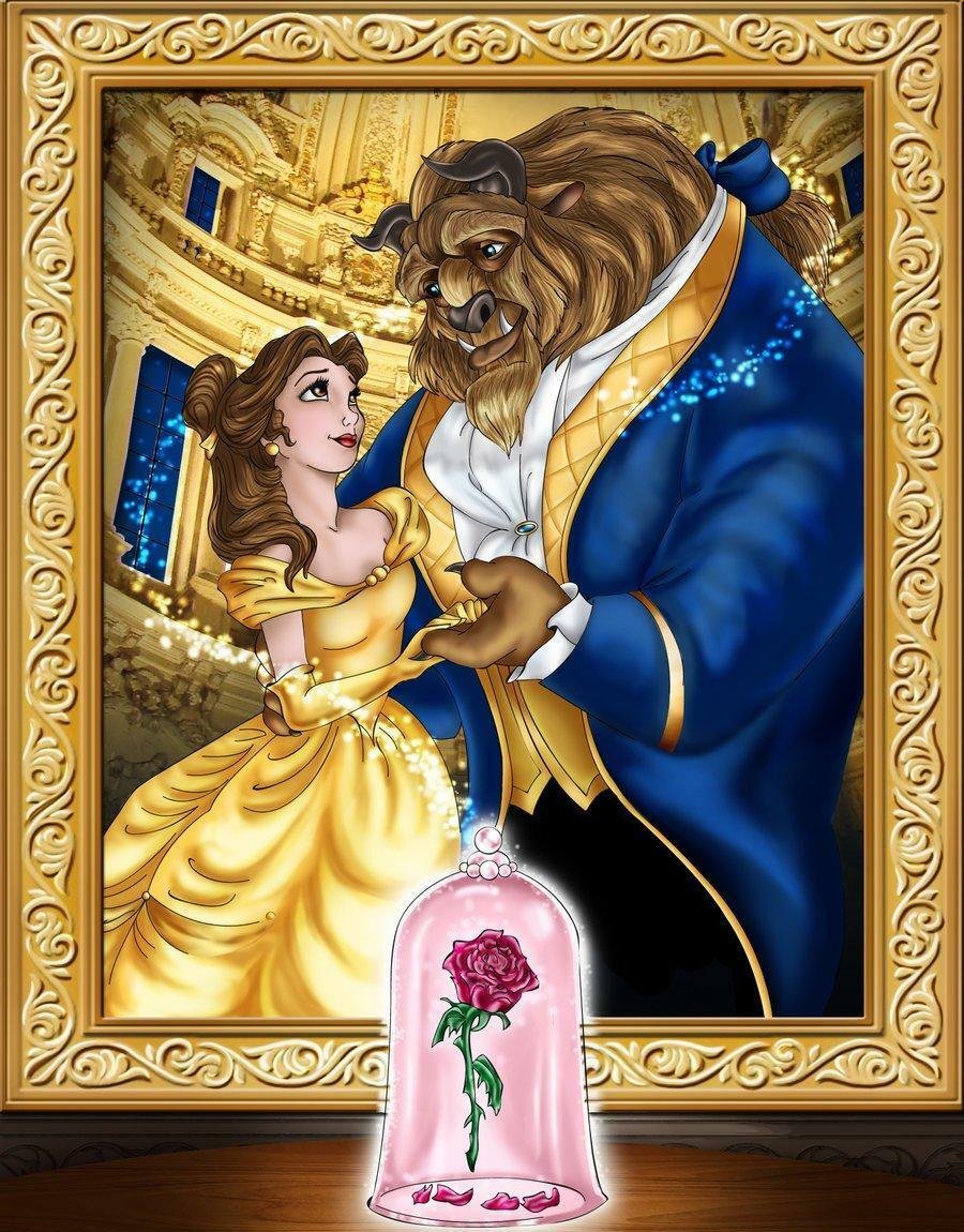 Красавица и чудовище Дисней