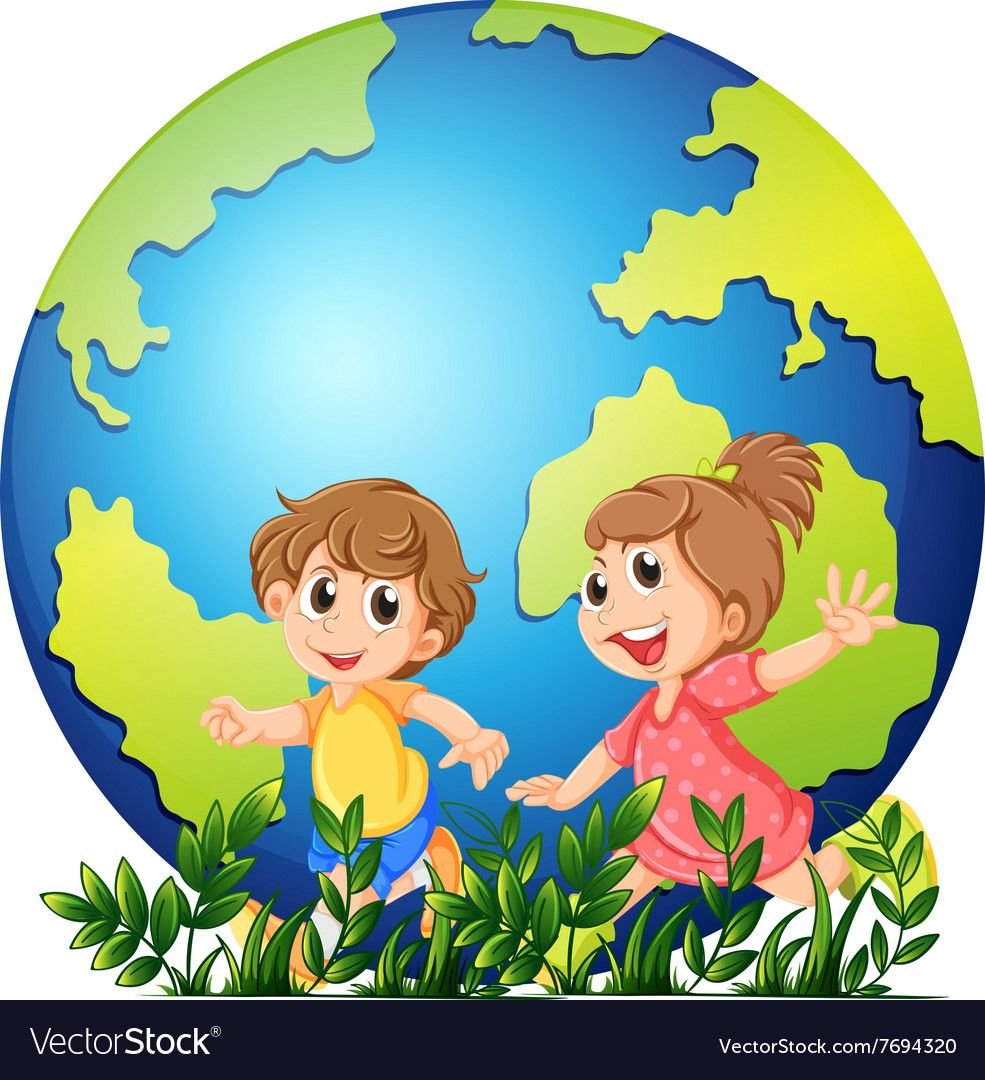 Вырубной плакат земля