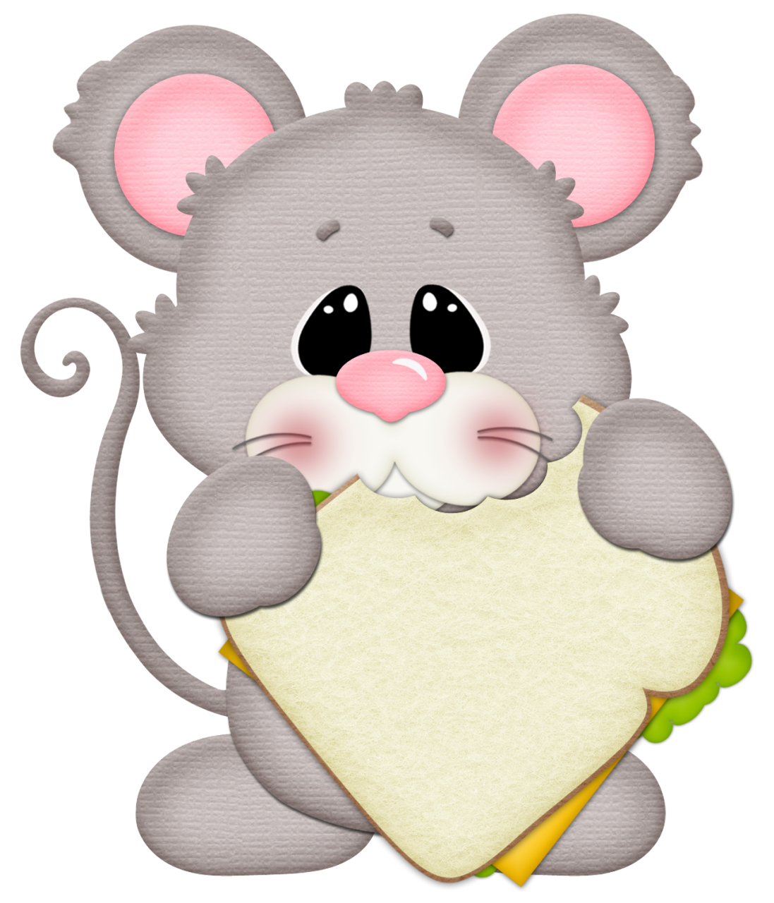 Мышка на прозрачном фоне