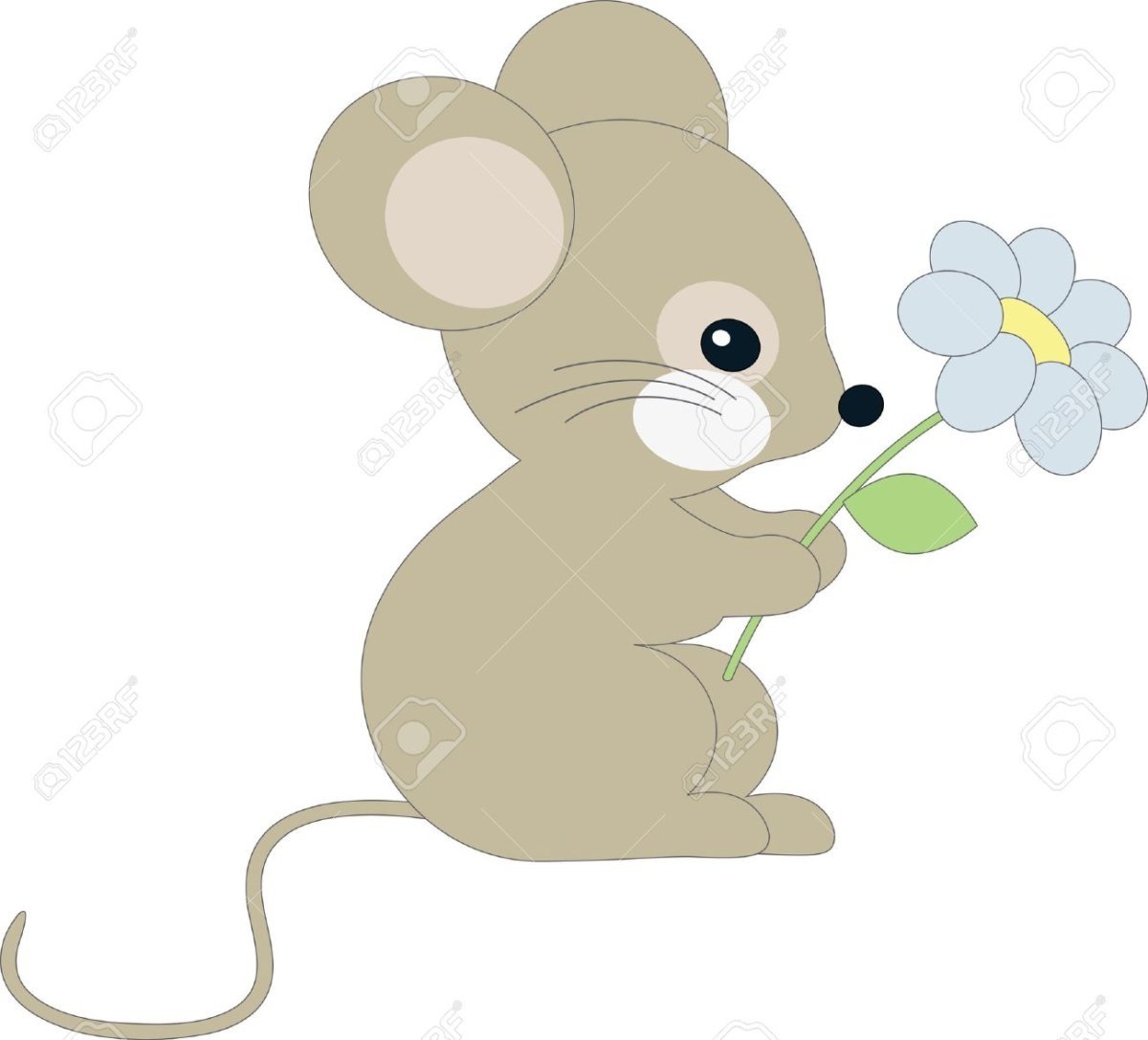 Рисование зернышки для мышки