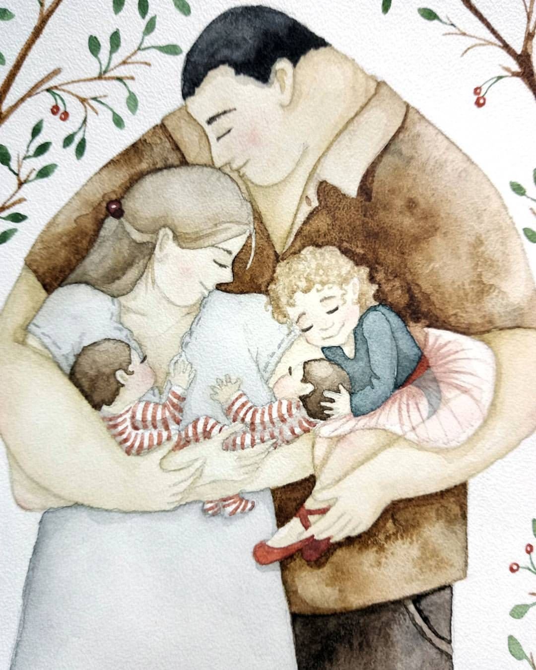 Kmberggren картины родители