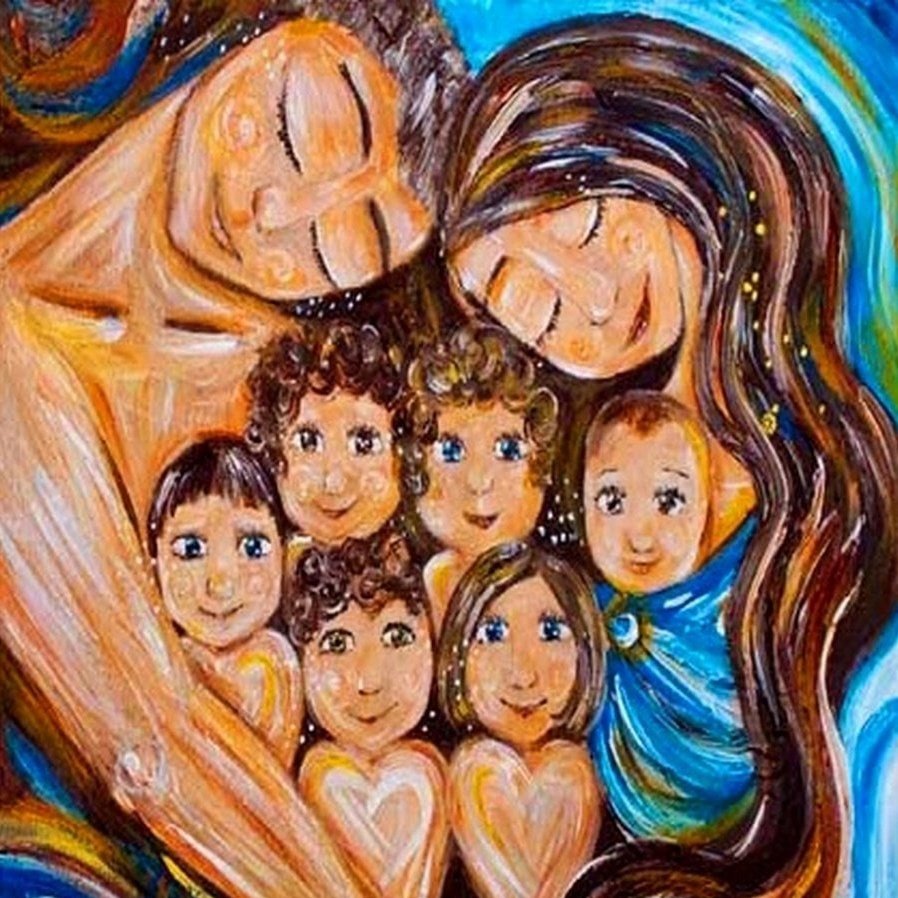 Родители и дети арт