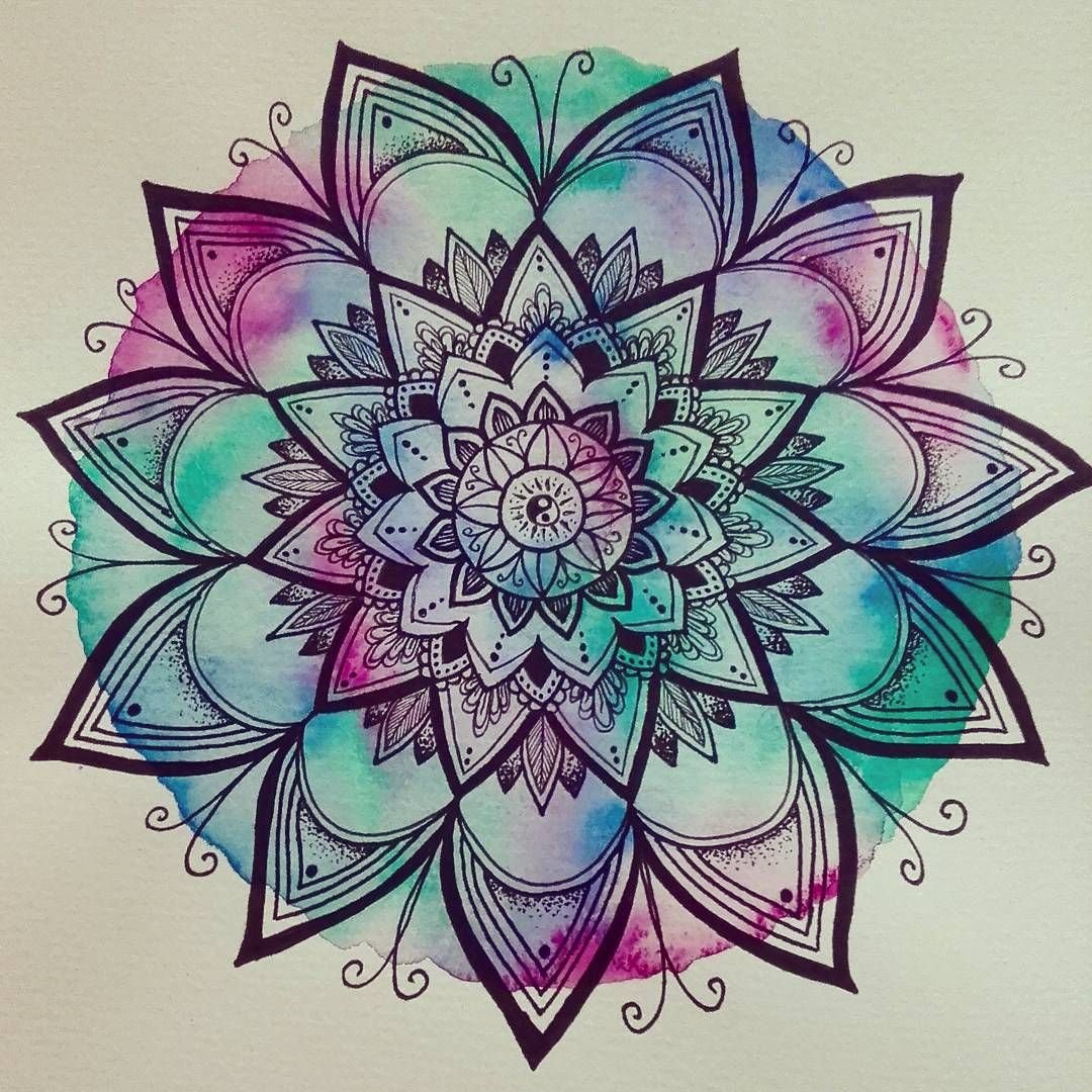 Зентангл Лотос