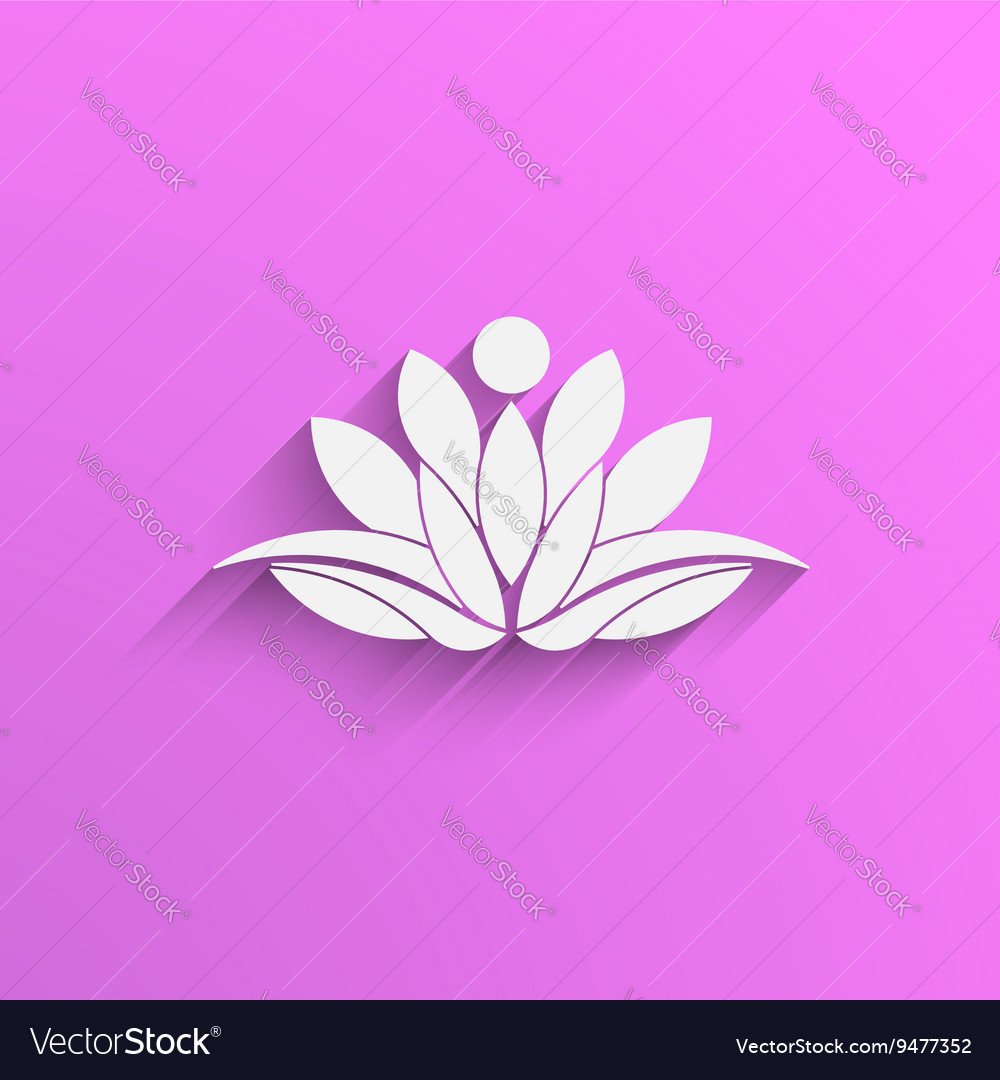 Лотос логотип белый фон