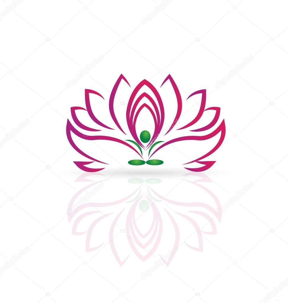 Лотос йога лого