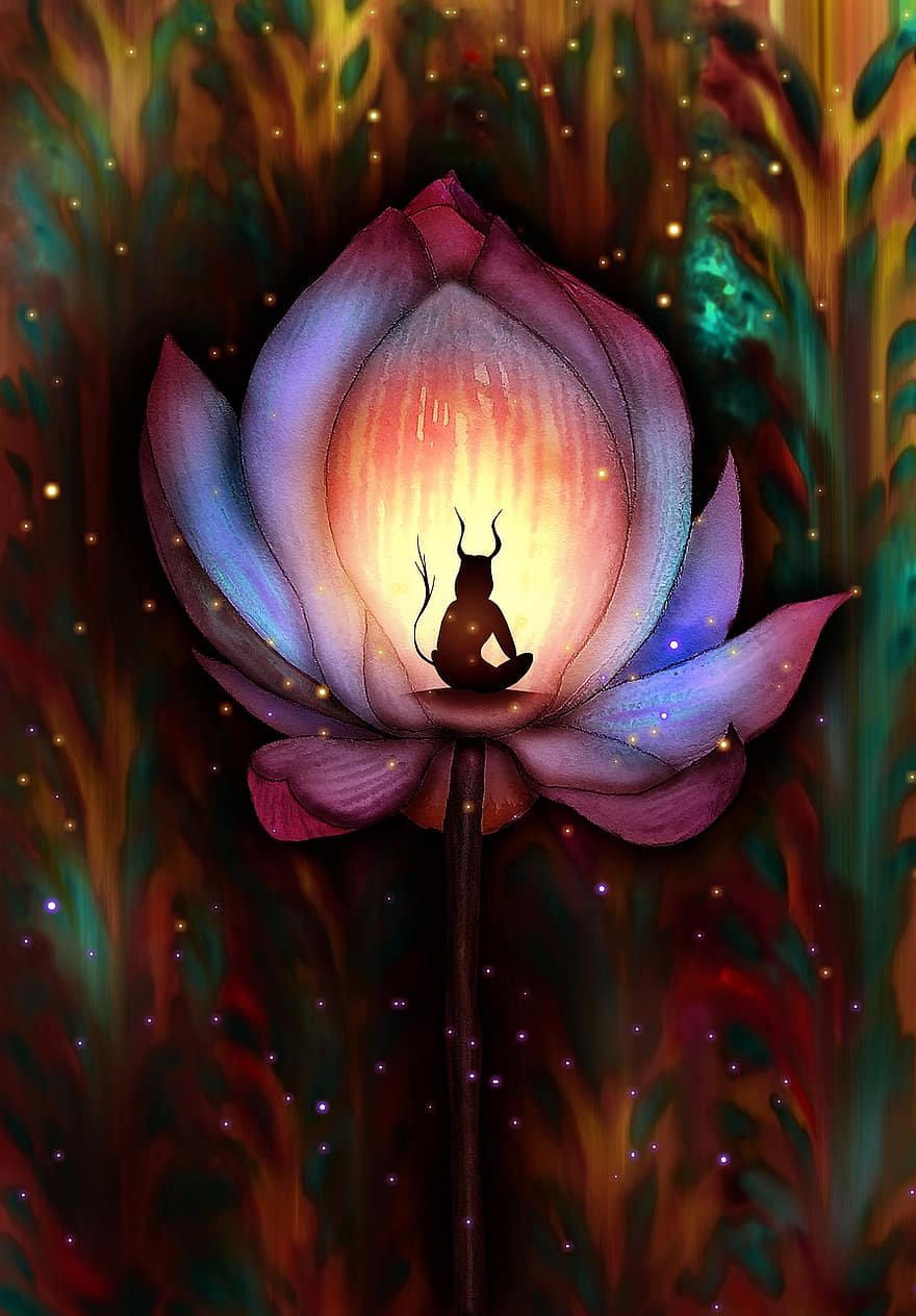 Лотос иллюстрация