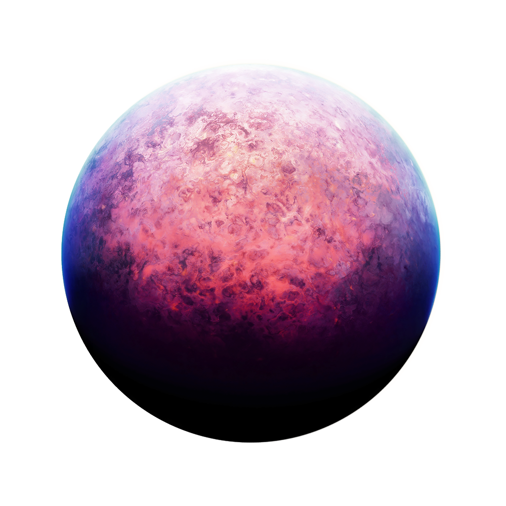 Планета на белом фоне для фотошопа