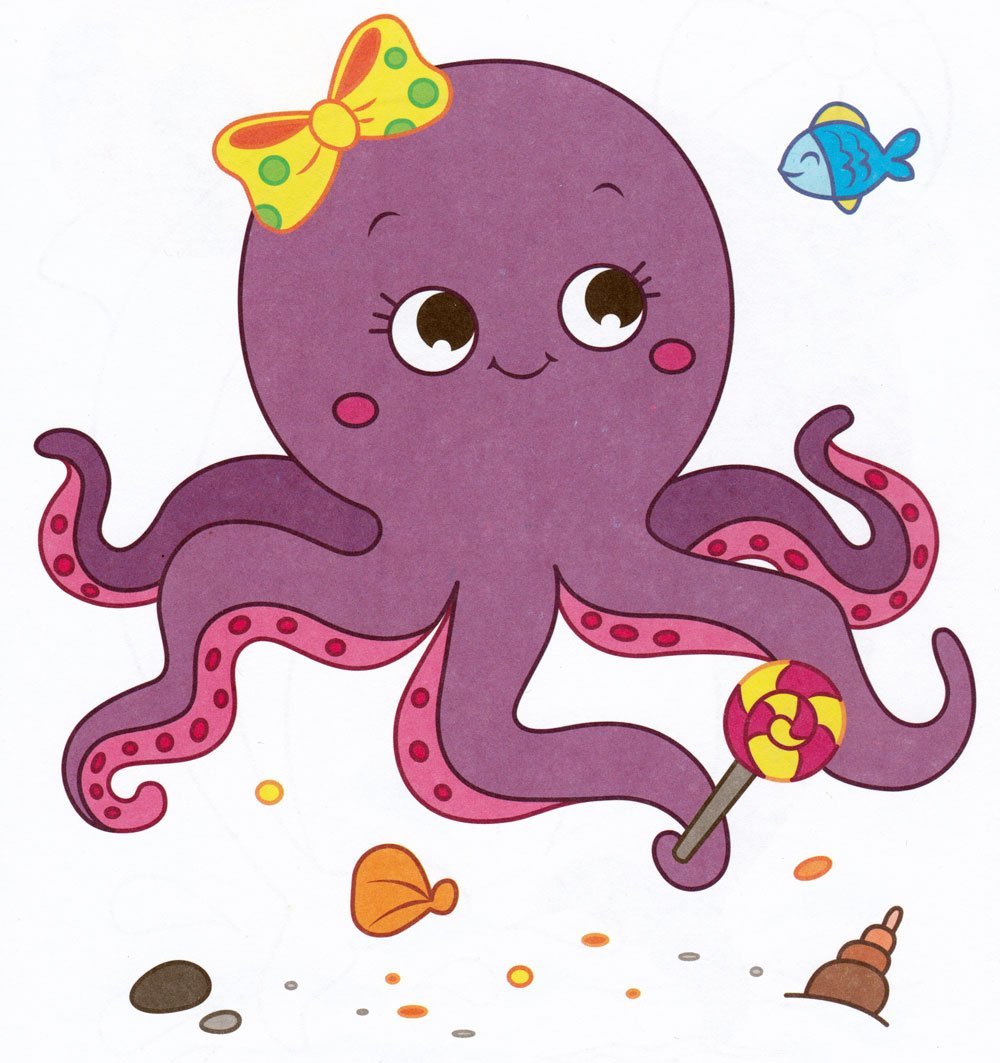 Мультяшные морские обитатели